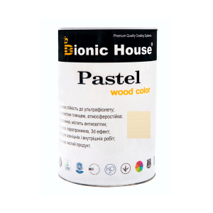 Краска для дерева PASTEL Wood Color Bionic-House 0,8л КапучиноР203 в Черновцах