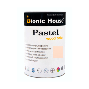 Краска для дерева PASTEL Wood Color Bionic-House 0,8л Зефир Р205 надежный