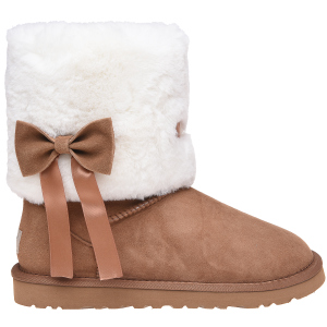 Уггі UGG Classic Short Fur Bow 117015 39 Chestnut