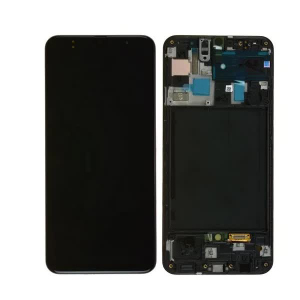 Дисплей для Samsung А50 2019 A505 Black GH82 19204A с рамкой Service Original в Черновцах