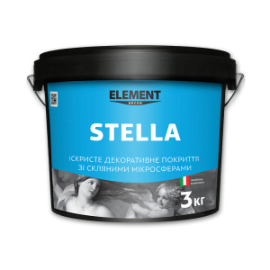 Декоративное покрытие STELLA ELEMENT DECOR 3 кг надежный