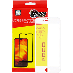 хорошая модель Защитное стекло DENGOS для Apple iPhone 6/6s White (TGR-35)