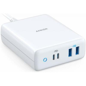 Зарядное устройство Anker PowerPort Atom IV - 100W 2xPD & 2xPIQ лучшая модель в Черновцах