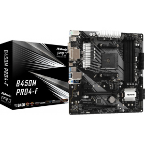 Материнська плата ASRock B450M PRO4-F