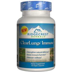 Натуральная добавка RidgeCrest Herbals Clear Lungs Immune 60 гелевых капсул (355724001391) ТОП в Черновцах