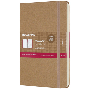 Записная книга Moleskine Two-Go 11.5 x 17.5 см 144 страницы Бежевая (8058647620206) лучшая модель в Черновцах