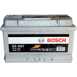 Автомобільний акумулятор Bosch 74Аh Єв (-/+) S5007 (750EN) (0 092 S50 070) ТОП в Чернівцях