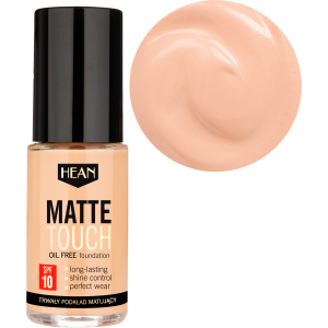 Основна основа Hean Matte Touch foundation 002 натуральний 30 мл (5907474472300) ТОП в Чернівцях