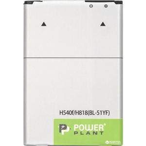 Аккумулятор PowerPlant LG H540F/H818 (BL-51YF) 3000 мАч (SM160129)