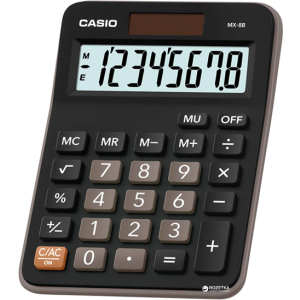 Калькулятор Casio 8 разрядный 105х147 (4549267700514)