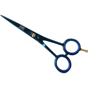 Ножиці перукарські Zauber-manicure синє (4004904010420) ТОП в Чернівцях