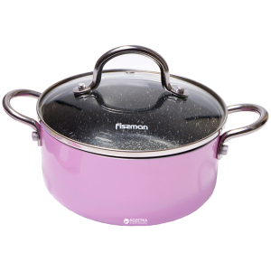 хорошая модель Кастрюля Fissman Mini Chef 1.3 л Pink (4238)