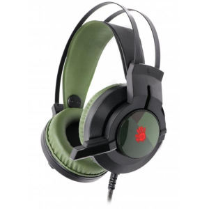 купить Наушники гарнитура накладные A4Tech Bloody J437 Army Green