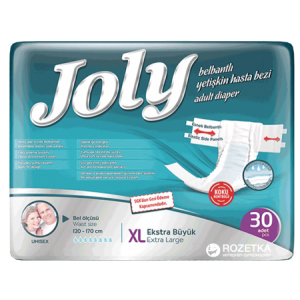 Підгузки для дорослих Joly 4 Extra Large 30 шт (8690536805198) ТОП в Чернівцях