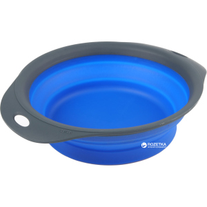 купити Універсальна миска для годування для собак Dexas Collapsible Pet Bowl велика 1440 мл Синя (dx30795)