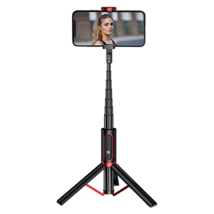 Селфі палиця зі штативом та Bluetooth кнопкою JOYROOM Phantom Series Tripod AB202. Black ТОП в Чернівцях