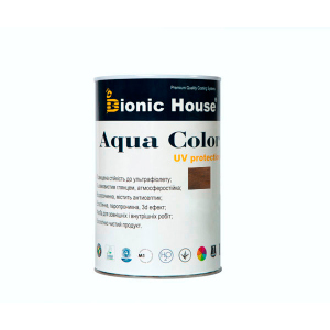 Краска для дерева Bionic-House Aqua Color UV-protect 0,8л Венге