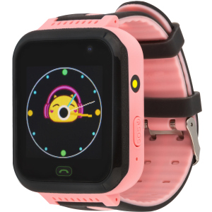 хорошая модель Смарт-часы Atrix Smart Watch iQ1300 Cam Flash GPS Pink (iQ1300 Pink)