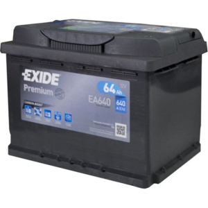 Автомобільний акумулятор Exide Premium 6СТ-64 (EA640) 64 Аг (-/+) Euro 640 А (EA640) краща модель в Чернівцях