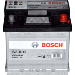 Автомобильный аккумулятор Bosch 6СТ-45 (S3002) 45 Ач (-/+) Euro 400 А (0 092 S30 020) в Черновцах