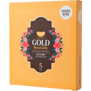 Гідрогелева маска для обличчя із золотом Koelf Gold & Royal Jelly Mask 5 х 30 г (8809239802582) краща модель в Чернівцях