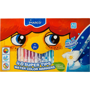 Фломастеры Marco Super Washable 48 цветов (1630-48CB) в Черновцах