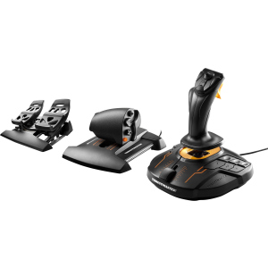 Дротовий джойстик Thrustmaster T.16000M FC Flight Pack Black/Orange (2960782) краща модель в Чернівцях