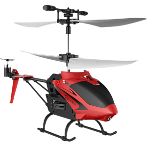 Вертолет Syma S5H 2.4 ГГц 23 см со светом, барометром и гироскопом Red (S5H_red) (6946702902980) лучшая модель в Черновцах