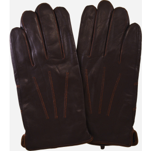 Чоловічі шкіряні рукавички Sergio Torri 1011 М 9 Коричневі (2000000013138-1) ТОП в Чернівцях