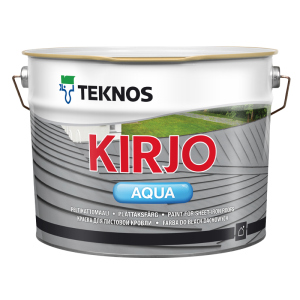 купити Акрилатна фарба для металу Teknos Kirjo Aqua, Білий, 9 л