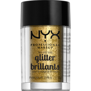 Глиттер NYX Professional Makeup Face & Body Glitter 05 Gold 2.5 г (800897846770) рейтинг