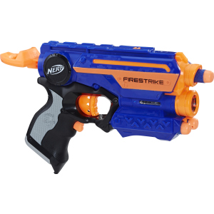 Бластер Hasbro Nerf Элит Файрстрайк Голубой (53378_голубой) лучшая модель в Черновцах