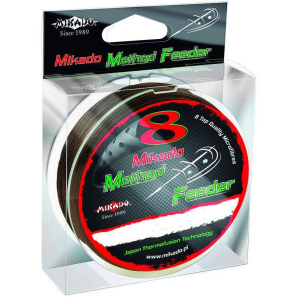 Шнур Mikado 8 Octa Method Feeder Braid 300 м 0.12 мм 8.9 кг Brown (Z45-012) надійний