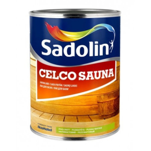 Лак для лазні Sadolin Celco Sauna Безбарвний 2.5 л краща модель в Чернівцях