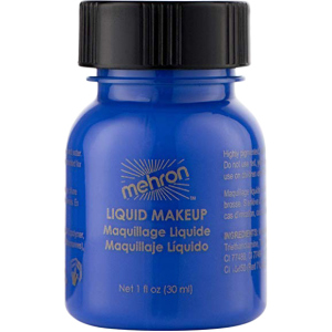 Рідкий грим Mehron Liquid Makeup Blue 30 мл (111C-BL-1) (764294561059) надійний