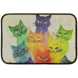 Килимок під туалет IzziHome Catsline Renkli Kediler 40x60 (2200000553515) краща модель в Чернівцях