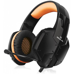 Навушники Real-El GDX-7700 Surround 7.1 Black-orange (EL124100016) в Чернівцях