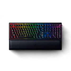 Клавіатура механічна Razer BlackWidow V3 Pro Green Switch Російський Layout WL/BT/USB RGB Black (RZ03-03530800-R3R1) рейтинг