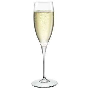 Набір келихів Bormioli Rocco Galileo для шампанського 260 мл 2 шт (170063GBL021990) краща модель в Чернівцях