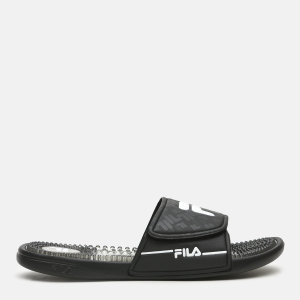 Шлепанцы Fila Massage M Slippers 105785-BW 41 26 см Черные с белым (4670036484400) в Черновцах