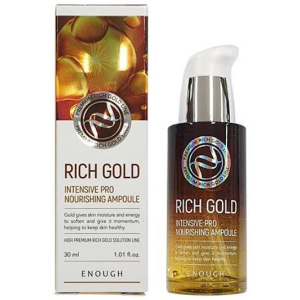 Восстанавливающая сыворотка Enough Rich Gold Intensive Pro Nourishing Ampoule с компонентами золота 30 мл (8809438485012/8809438485029) ТОП в Черновцах