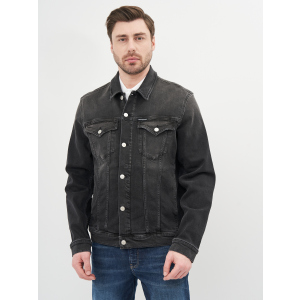 Джинсова куртка Calvin Klein Jeans Foundation Jacket J30J317247-1BY L Denim Black (8719853601426) краща модель в Чернівцях