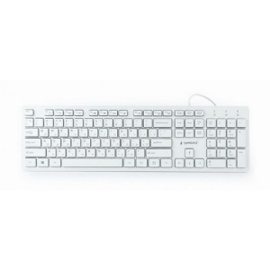 Клавиатура Gembird KB-MCH-03-W-UA White USB UKR ТОП в Черновцах