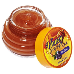 Нічна медова маска Чорниця Holika Holika Honey Sleeping Pack 90 мл (8806334333317) в Чернівцях