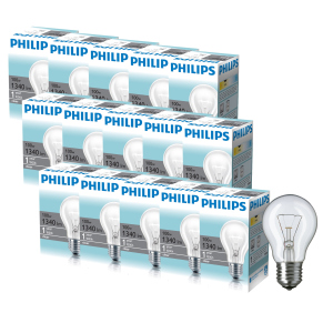 Лампа накаливания Philips Standard E27 100W 230V A55 CL 1CT/12X10 (926000004012R) 15 шт рейтинг