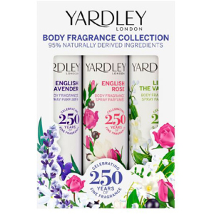 Набор для женщин Yardley Body Spray Trio 3 х 75 мл (5056179301764) в Черновцах