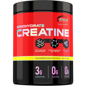 Креатин Genius Nutrition Creatine Monohydrate 400 г (5408295743223) рейтинг