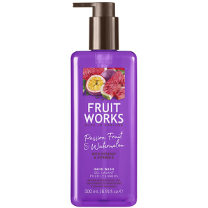 Мыло жидкое для рук Grace Cole Fruit Works Hand Wash Passion Fruit & Watermelon 500 мл (5055443667490)