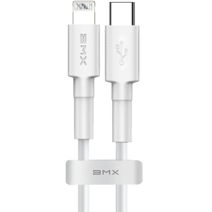 Кабель Baseus USB Type-C - Lightning BMX Mini 18W 1.2 м White (CATLSW-A02) ТОП в Черновцах