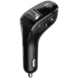 FM-трансмиттер Baseus Streamer F40 Bluetooth FM Launcher 15W 2 USB (CCF40-01) лучшая модель в Черновцах